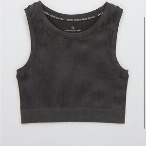 Longline stretch sports bra tank Aerie